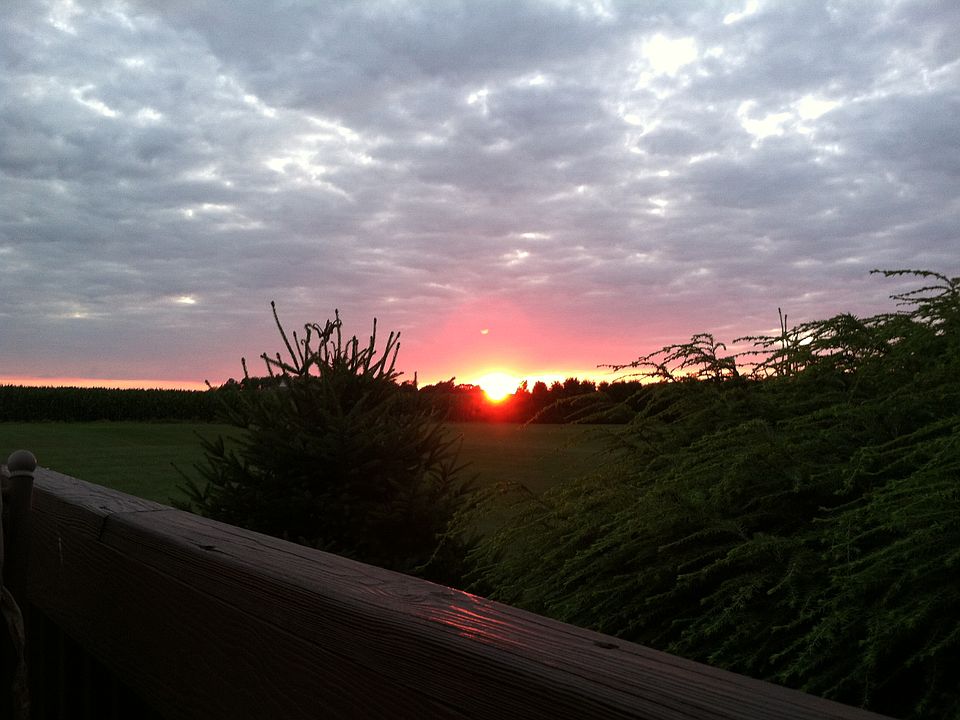 Beautiful sunsets from deck