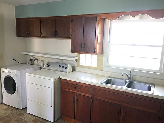 Washer and dryer in the house.