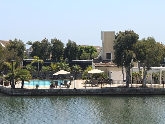 View from living room, dinning room and the water front patio.
