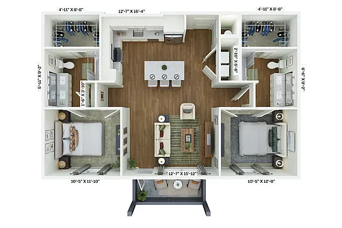 Floor plan B1