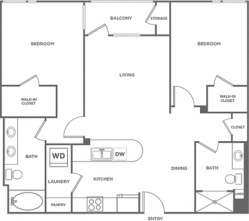 Floor plan B3