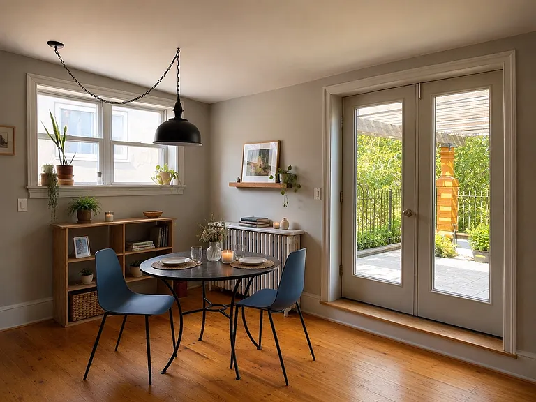 Dining room with tons of natural light