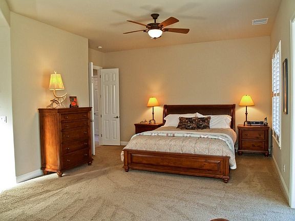One end of Master, sitting area w/ fireplace and view, at other end
