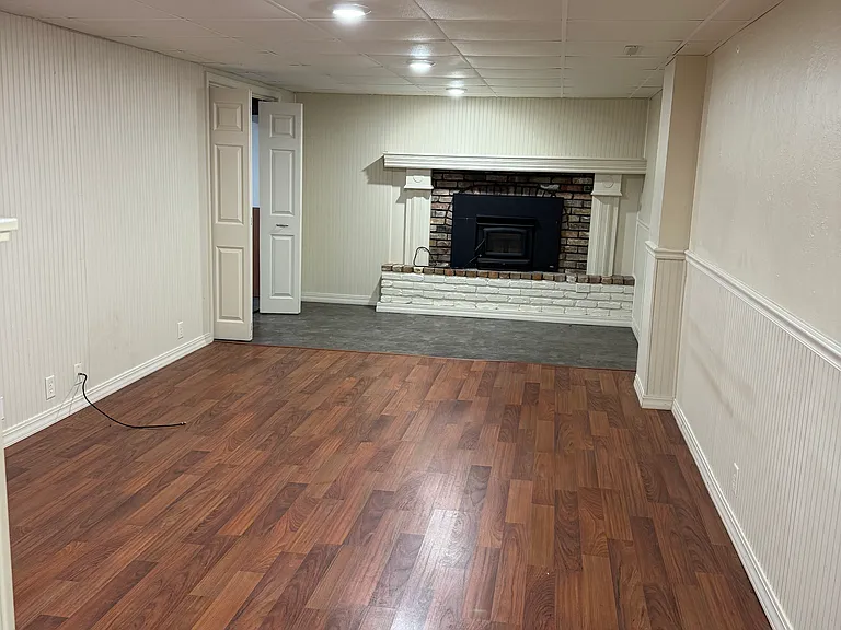 Includes fire place