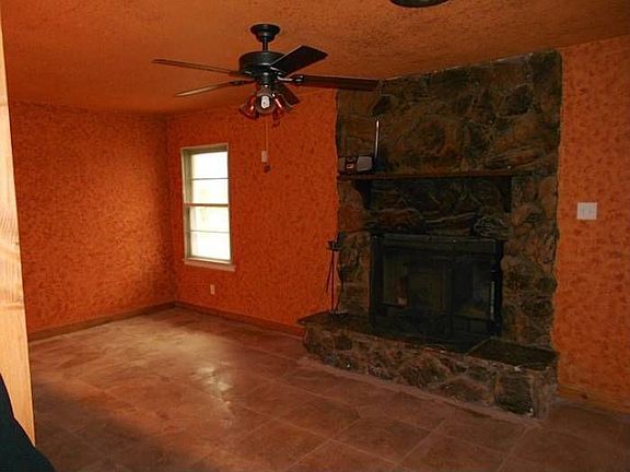 living area/fireplace