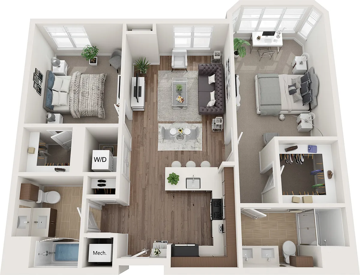 Floor plan B2D