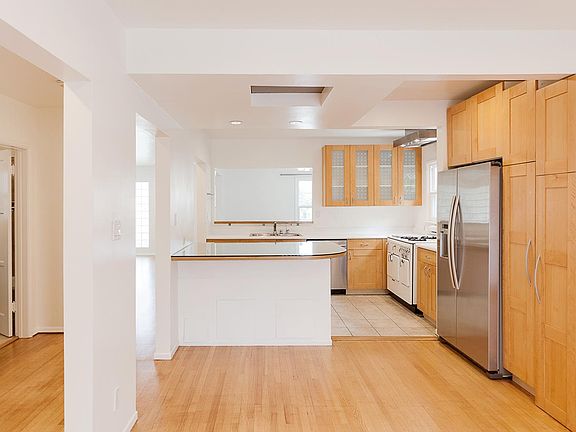 Kitchen and family room