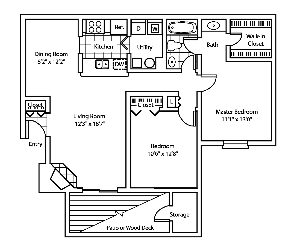 Floor plan Woodlark I