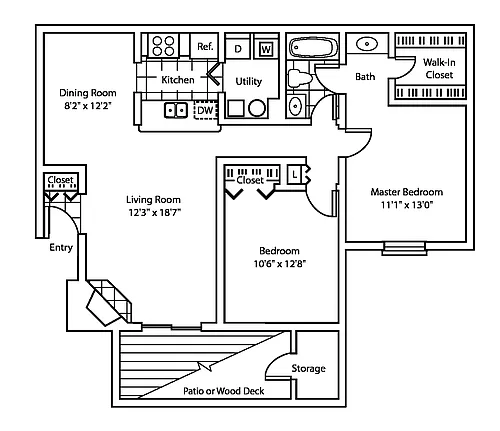 Floor plan Woodlark I