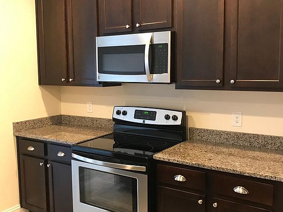 Kitchen with granite counter tops 
