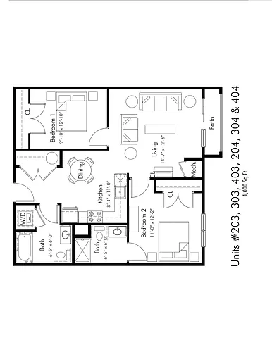 Floor plan Second Floor Balcony