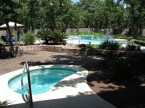 Hot tub from bedroom