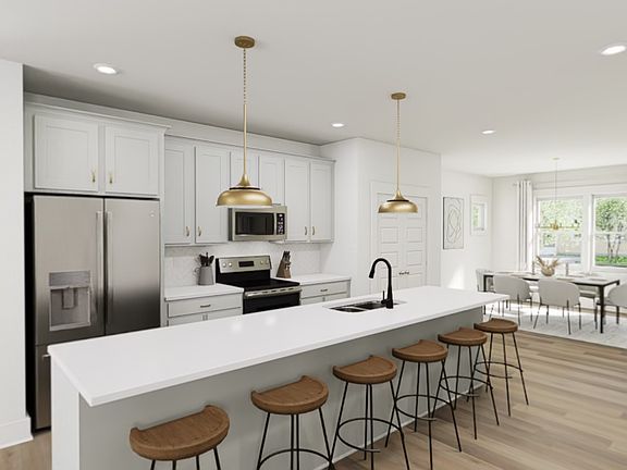 Kitchen - Shown with Sconset Walk Interior Package virtual rendering