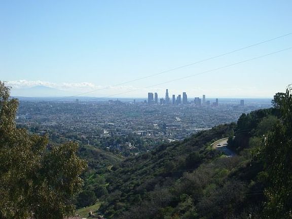 downtown LA and mulholland drive