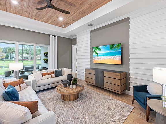 Gathering Room with Sliding Glass Doors