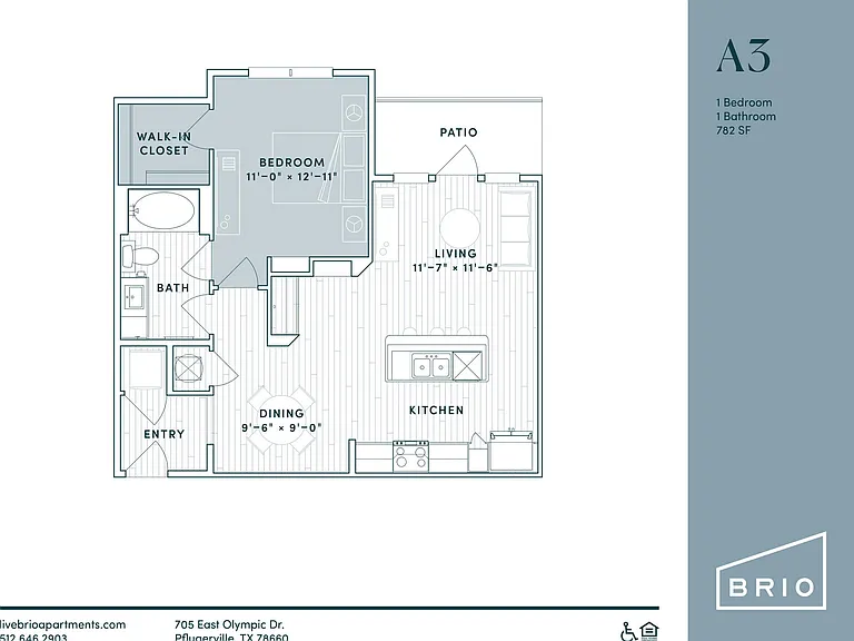 A3 floor plan Brio