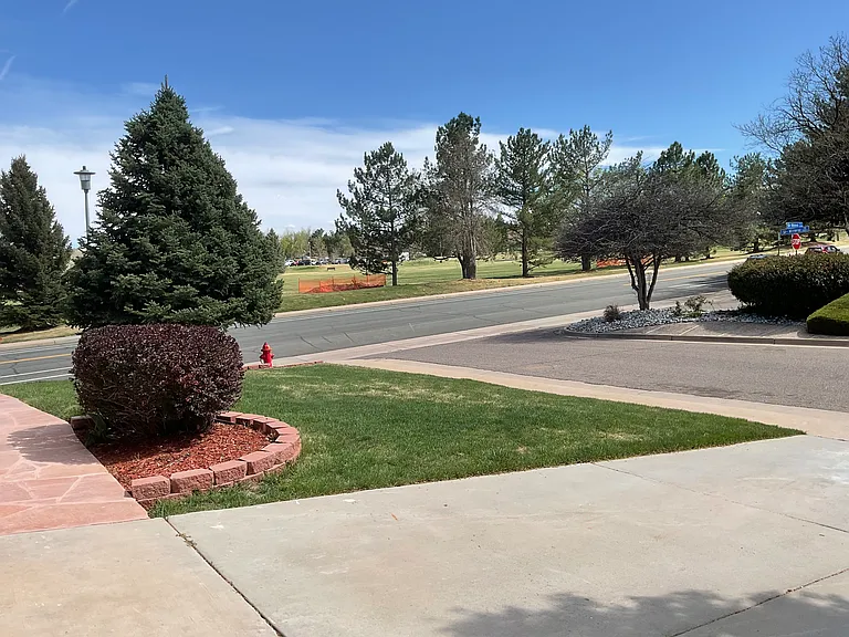 View of park from front of the house
