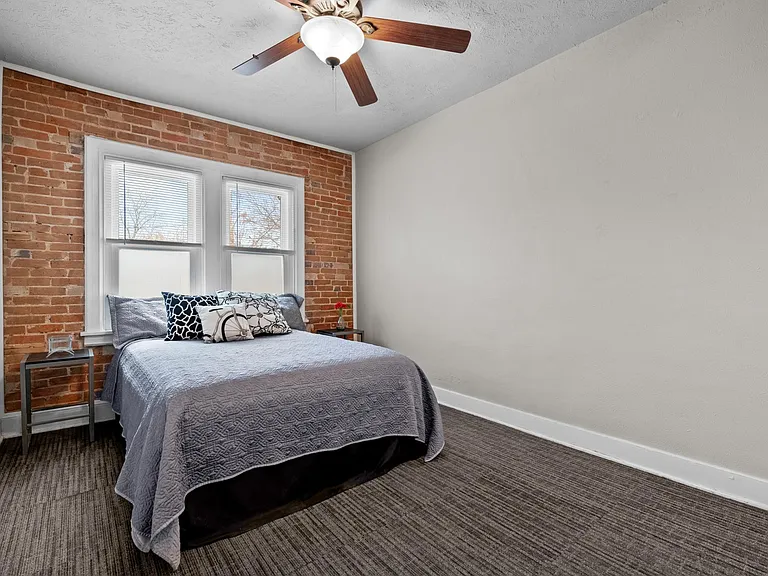 ADORABLE upstairs bedroom with lots of closet space (see next pic).