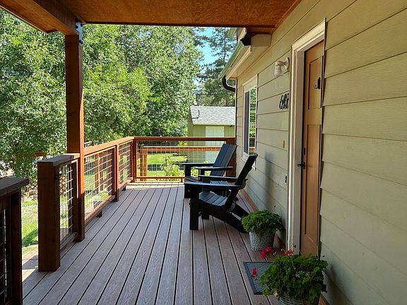 Front porch looking toward backyard.