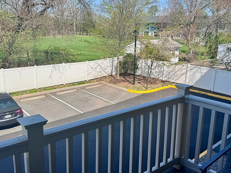 deck on 2nd level