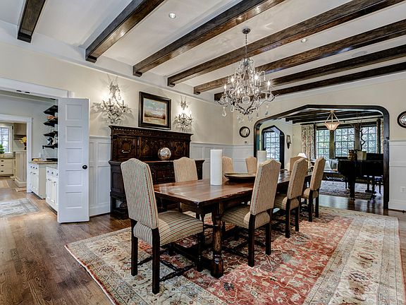 Dining Room w/glass doors to side porch