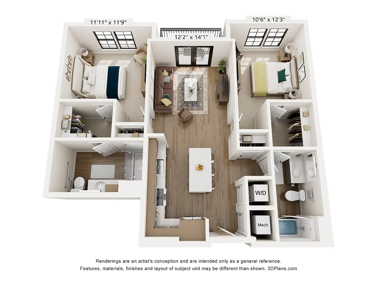 Floor plan The Carter