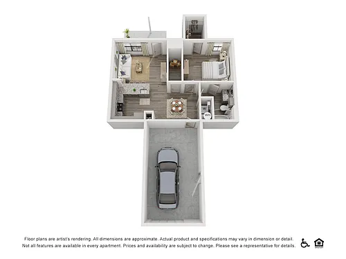 Floor plan A2-1 Attached Garage