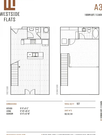 A3 - 1 Bed Loft A3 - 1 Bed Loft