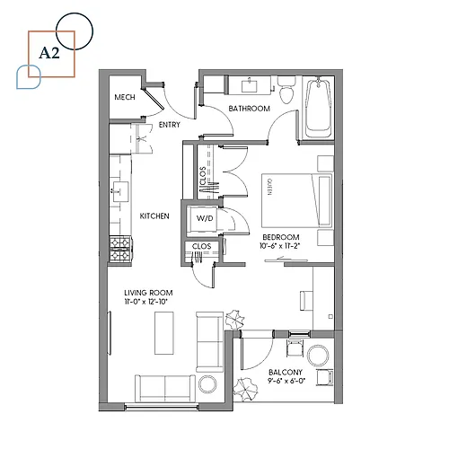 Floor plan A2