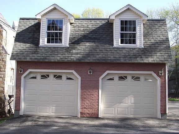 2 car garage with rec room
