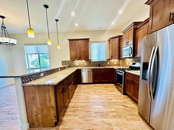 Spacious kitchen.