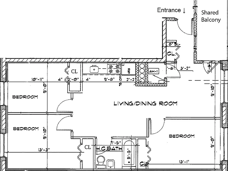 208 S 3rd St #2C — Photo 2