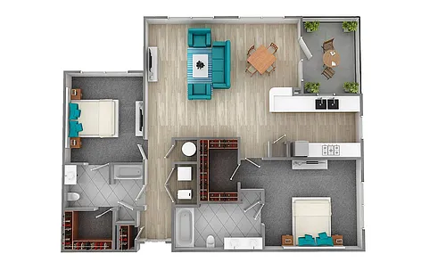 Floor plan B1