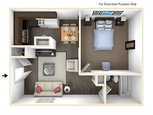 Floor plan The Denali