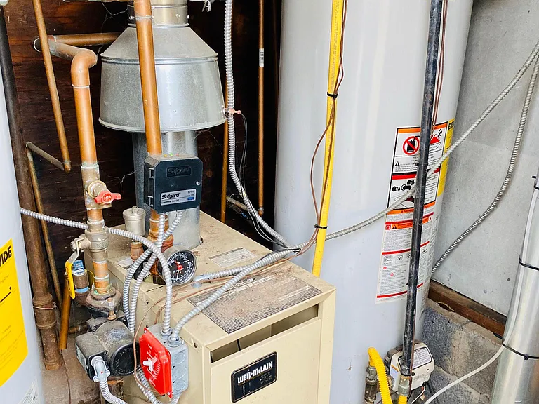 Mechanicals -Dedicated Furnace & hot water heater.