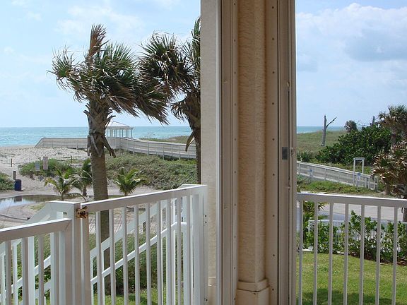 Ocean view from balcony