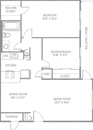 Two Bedroom Two Bedroom