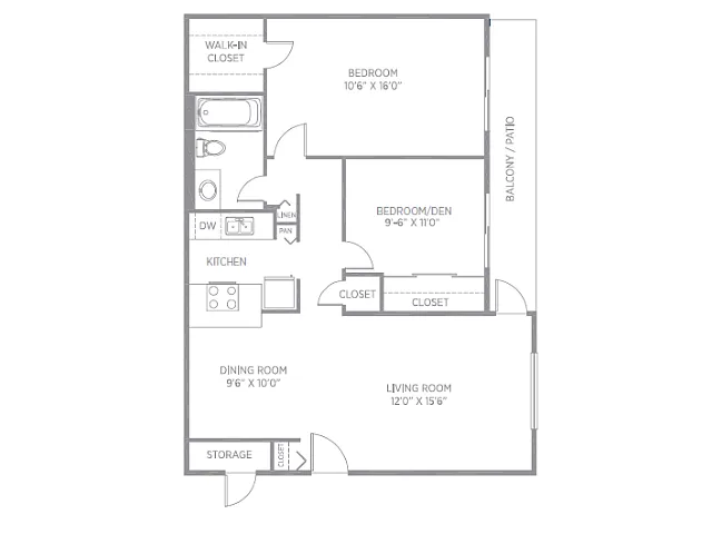 Floor plan 2A