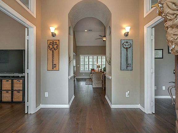 Entry way into the home. Look at those wood floors!