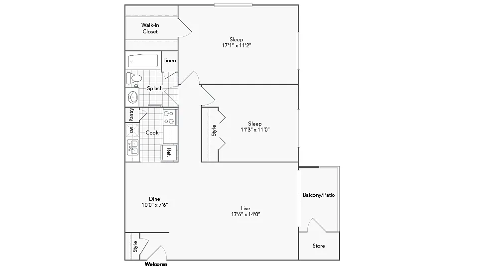 Floor plan Madison