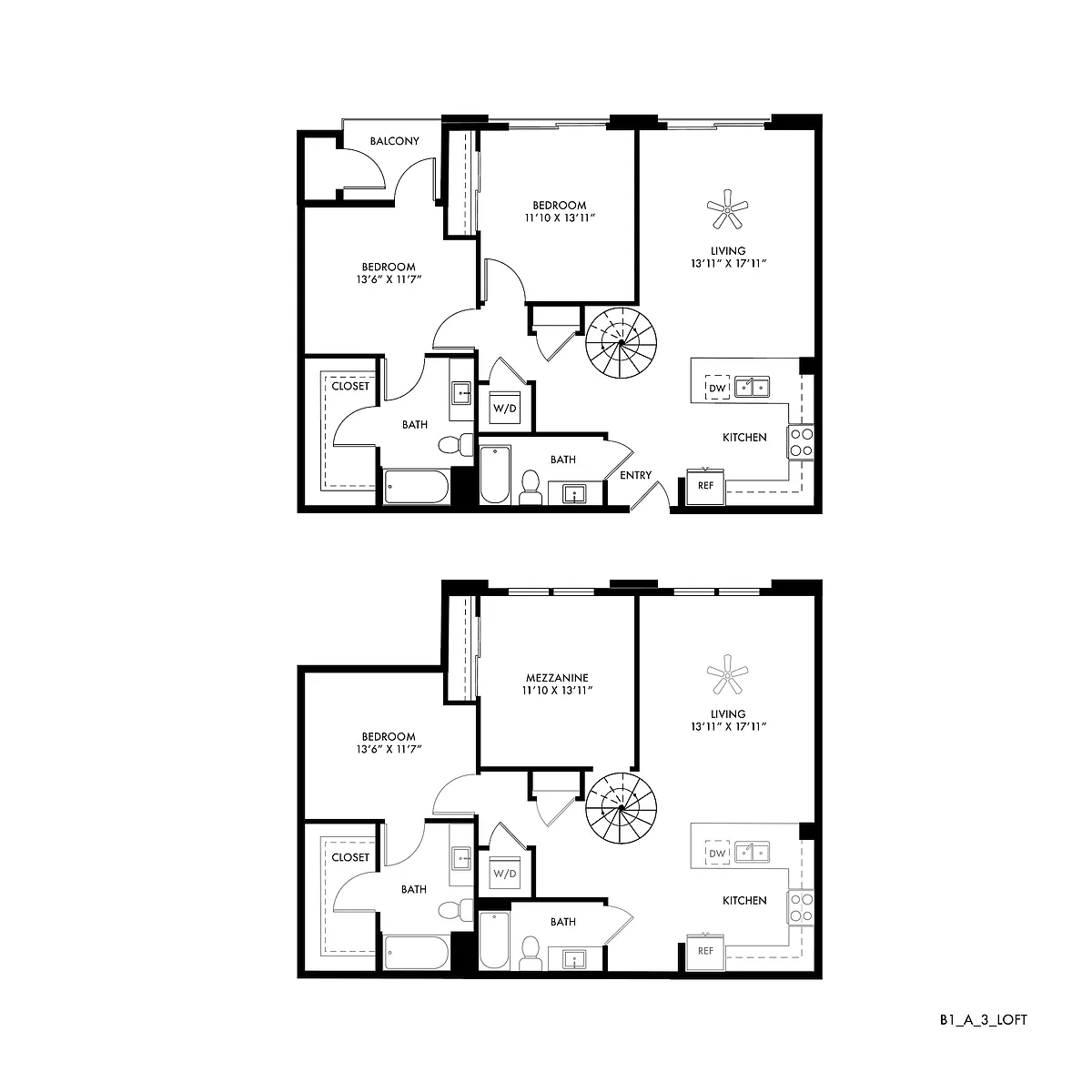 Floor plan Sagebrush Loft