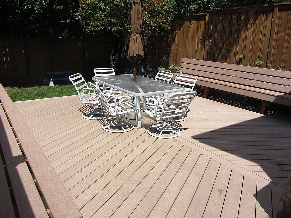 Back yard deck