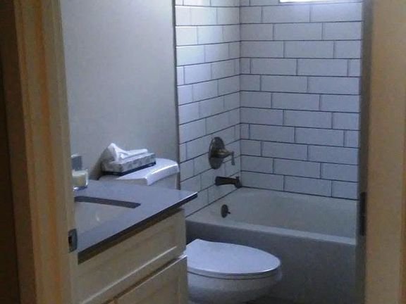 Bathroom with White Tile