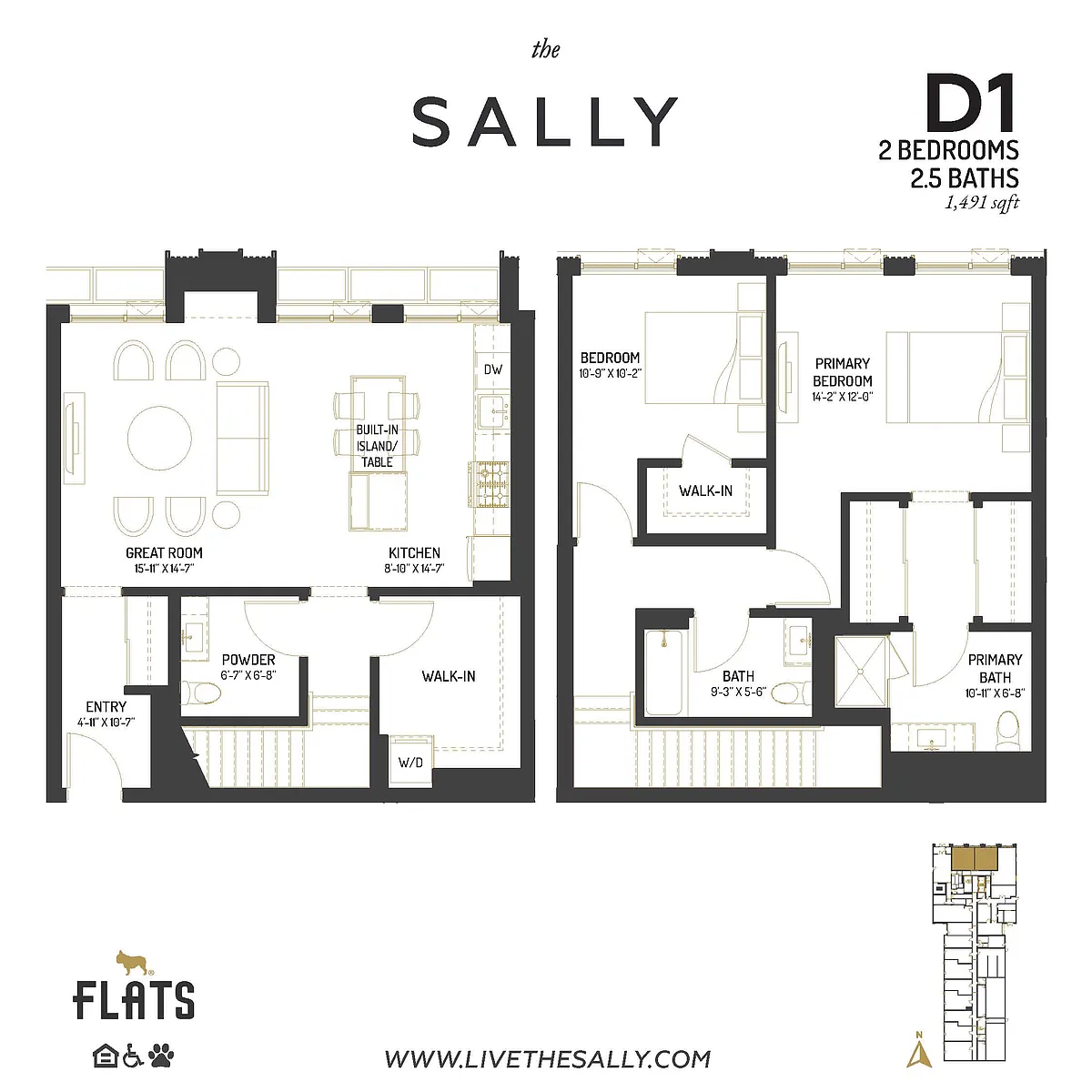 Floor plan D1