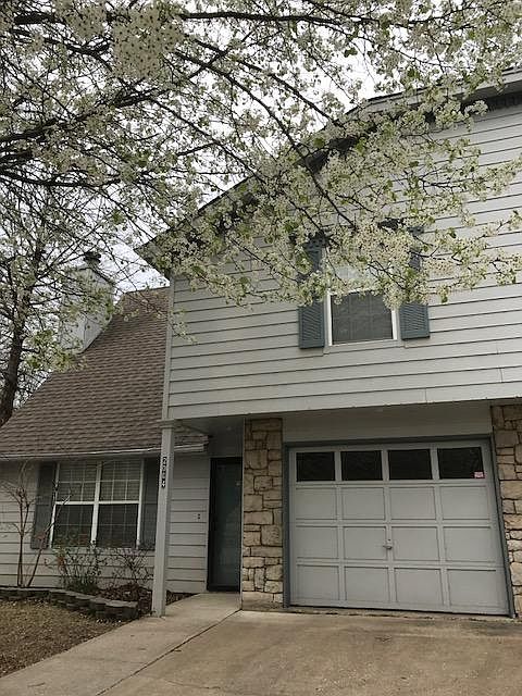 Garage and front door