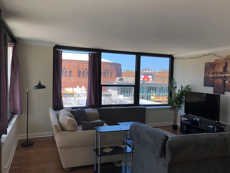 Living room with view