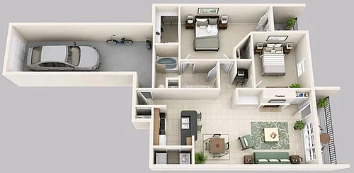 Floor plan B1