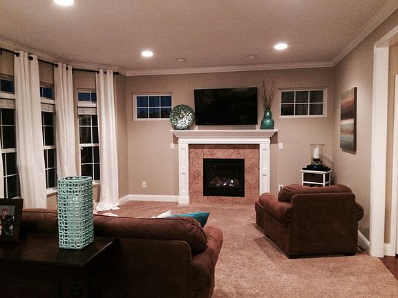Large open family room