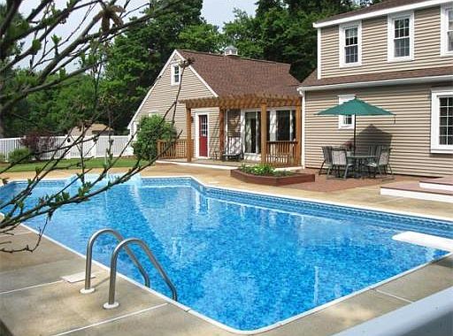Heated in-ground pool