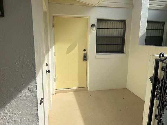 Front Door entrance and front patio area.